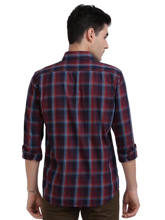 black checkered casual shirt - 17767008 - Zoom Image - 3