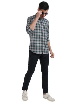green checkered casual shirt - 17767011 - Standard Image - 4