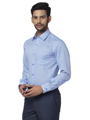 blue striped formal shirt - 17767035 - Standard Image - 2