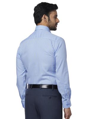 blue striped formal shirt - 17767035 - Standard Image - 3