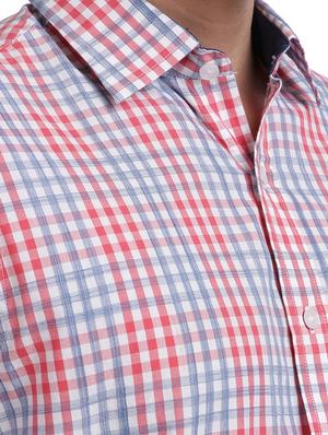 red checkered casual shirt - 17767047 - Standard Image - 5