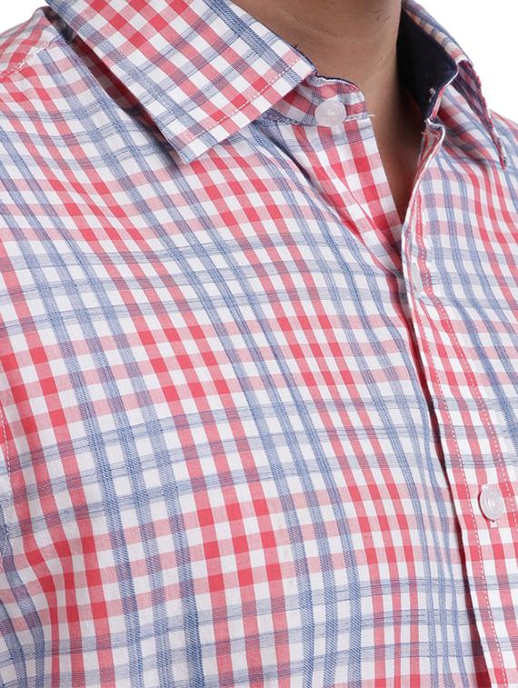 red checkered casual shirt - 17767047 - Zoom Image - 5