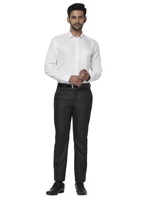 white solid formal shirt - 17767055 - Standard Image - 4