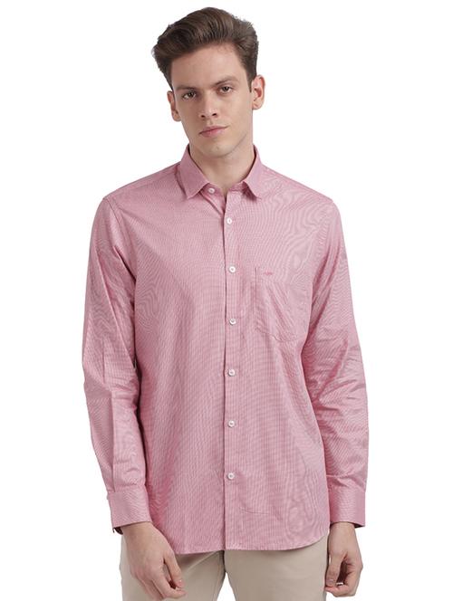 red self design casual shirt - 17767074 - Standard Image - 1