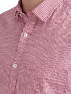 red self design casual shirt - 17767074 - Standard Image - 5