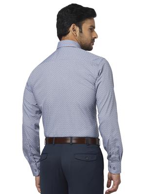 grey self design formal shirt - 17767091 - Standard Image - 3