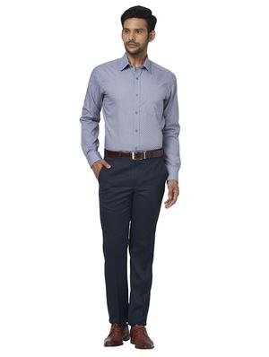 grey self design formal shirt - 17767091 - Standard Image - 4