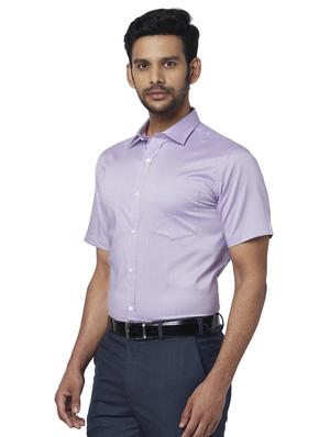 purple solid formal shirt - 17767095 - Standard Image - 2