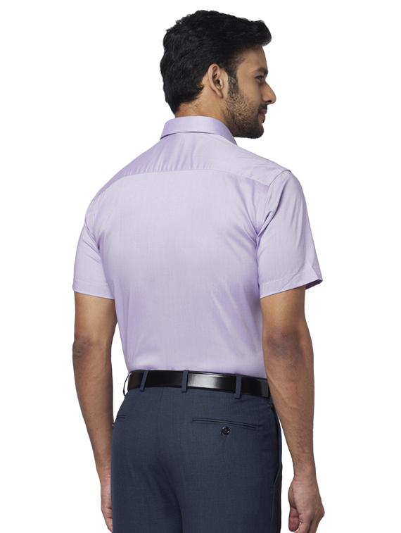 purple solid formal shirt - 17767095 - Zoom Image - 3