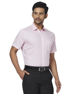 pink checkered formal shirt - 17767160 - Standard Image - 2