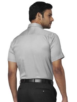 grey striped formal shirt - 17767181 - Standard Image - 3