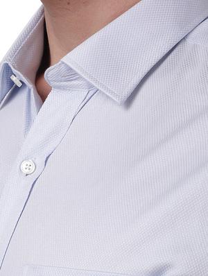 blue self design formal shirt - 17767186 - Standard Image - 5