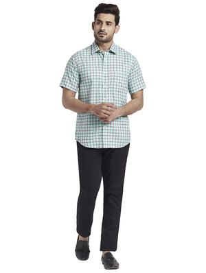 green checkered casual shirt - 17767194 - Standard Image - 4