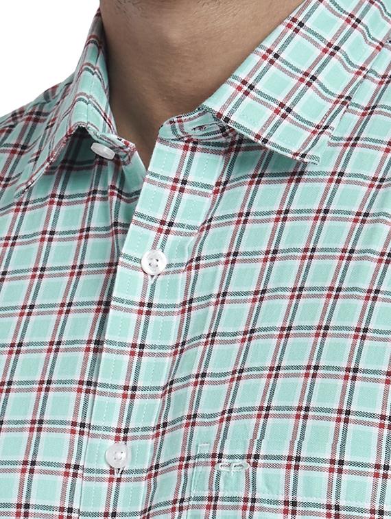 green checkered casual shirt - 17767194 - Zoom Image - 5