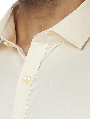 yellow solid formal shirt - 17767195 - Standard Image - 5