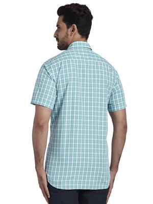 green checkered casual shirt - 17767211 - Standard Image - 3