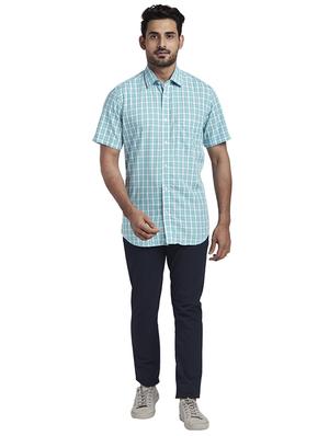 green checkered casual shirt - 17767211 - Standard Image - 4