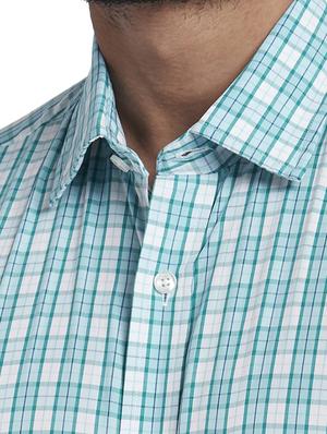 green checkered casual shirt - 17767211 - Standard Image - 5