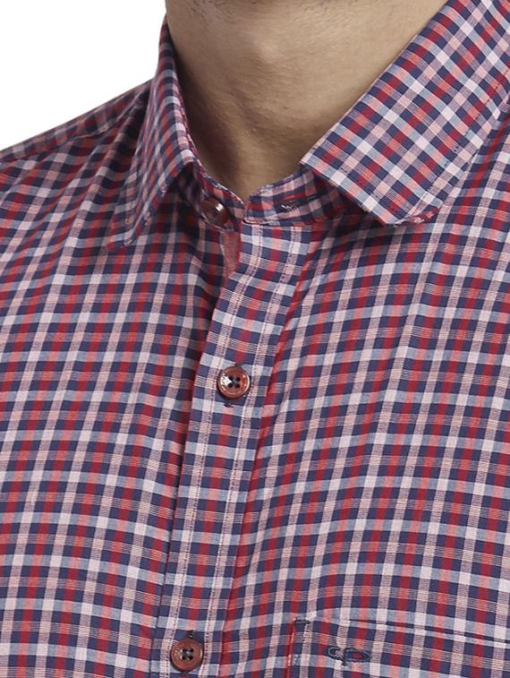 red checkered casual shirt - 17767216 - Zoom Image - 5