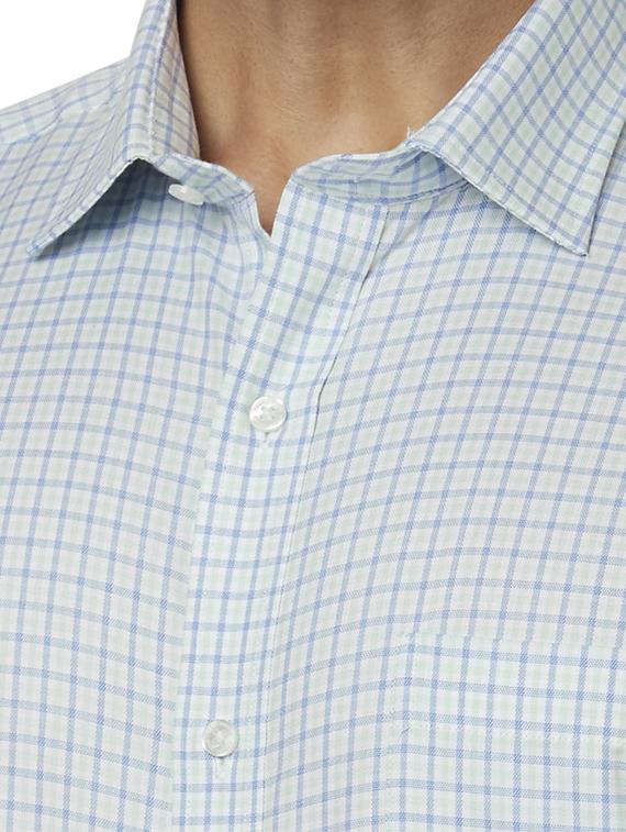 green checkered formal shirt - 17767235 - Zoom Image - 5