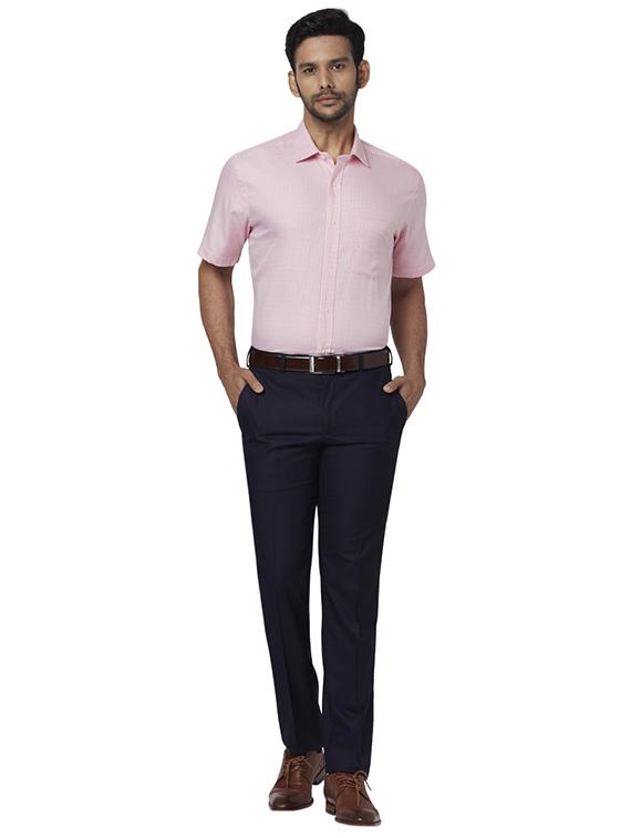pink checkered formal shirt - 17767240 - Zoom Image - 4