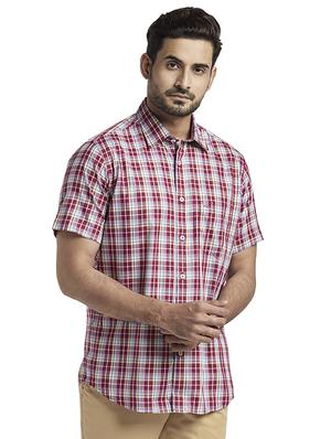 red checkered casual shirt - 17767243 - Standard Image - 2