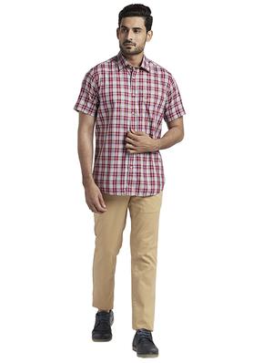 red checkered casual shirt - 17767243 - Standard Image - 4