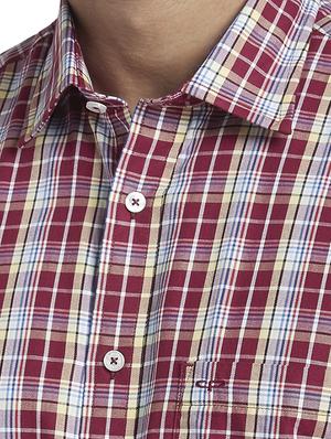 red checkered casual shirt - 17767243 - Standard Image - 5