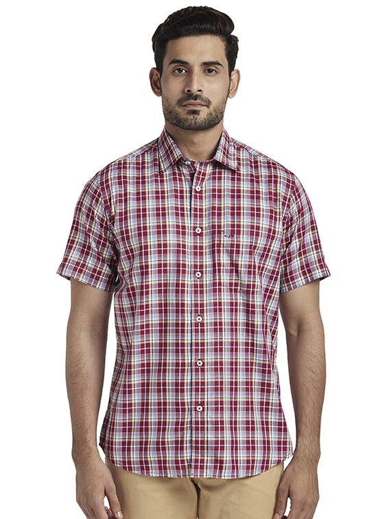 red checkered casual shirt - 17767243 - Zoom Image - 1