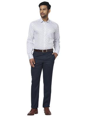 white printed formal shirt - 17767276 - Standard Image - 4