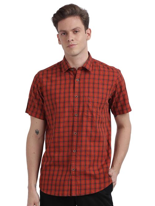 red checkered casual shirt - 17767287 - Standard Image - 1