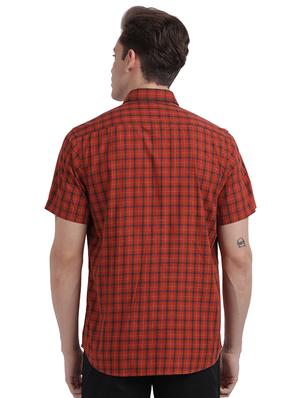 red checkered casual shirt - 17767287 - Standard Image - 3