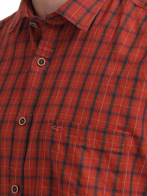 red checkered casual shirt - 17767287 - Standard Image - 5