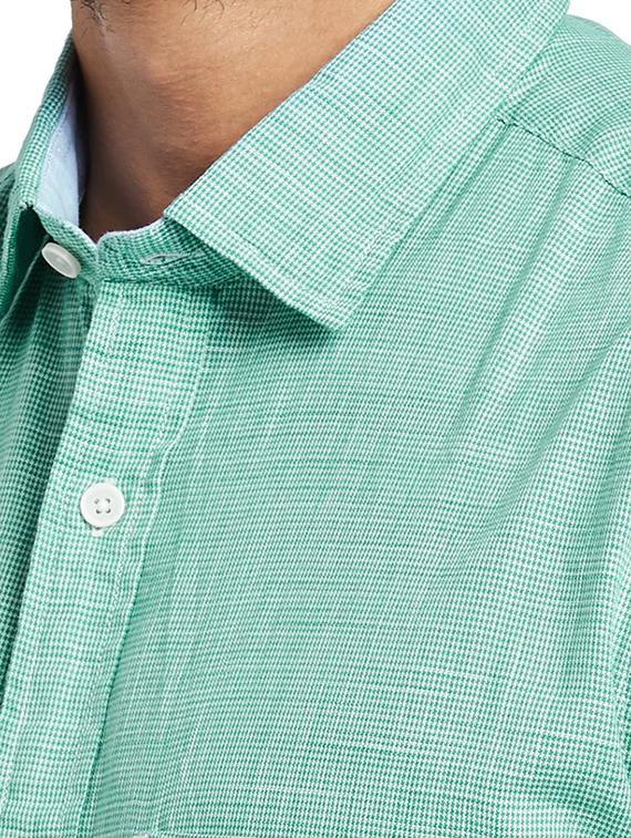 green self design casual shirt - 17767290 - Zoom Image - 5