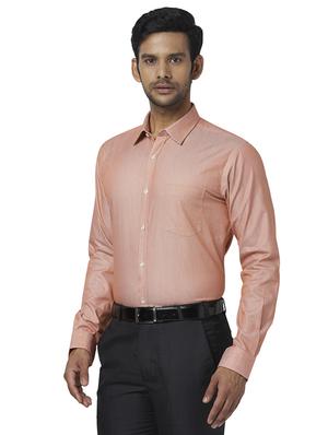 orange printed formal shirt - 17767291 - Standard Image - 2