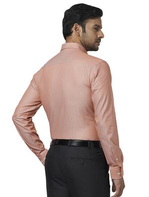 orange printed formal shirt - 17767291 - Standard Image - 3