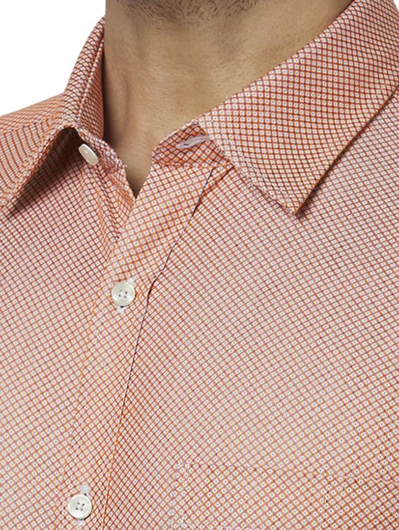 orange printed formal shirt - 17767291 - Zoom Image - 5
