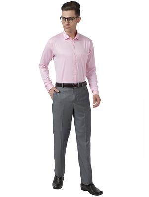 pink solid formal shirt - 17767349 - Standard Image - 4