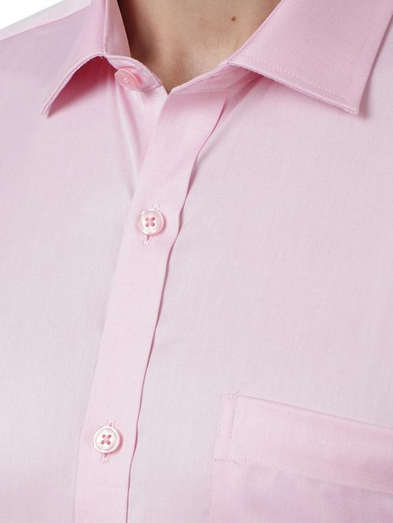pink solid formal shirt - 17767349 - Zoom Image - 5