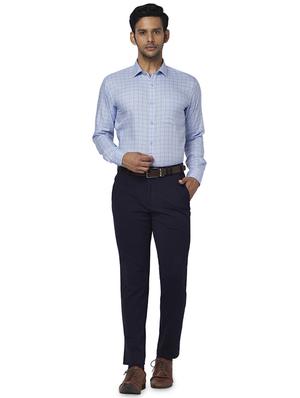 blue checkered formal shirt - 17767351 - Standard Image - 4
