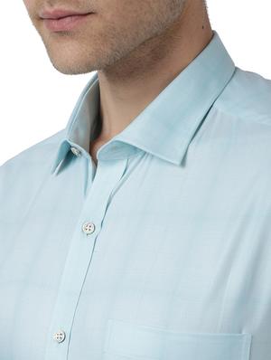 green checkered formal shirt - 17767354 - Standard Image - 5