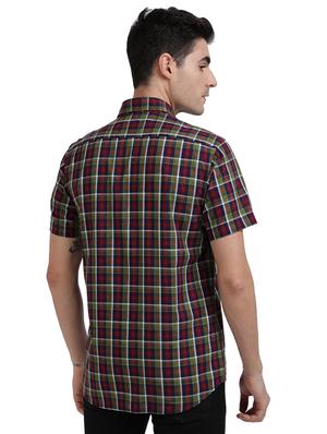multi colored checkered casual shirt - 17767370 - Standard Image - 3