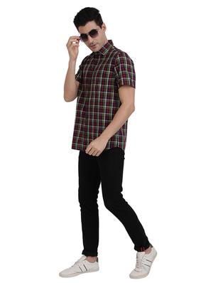 multi colored checkered casual shirt - 17767370 - Standard Image - 4