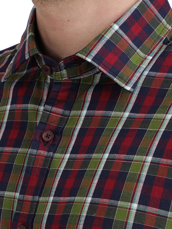 multi colored checkered casual shirt - 17767370 - Zoom Image - 5