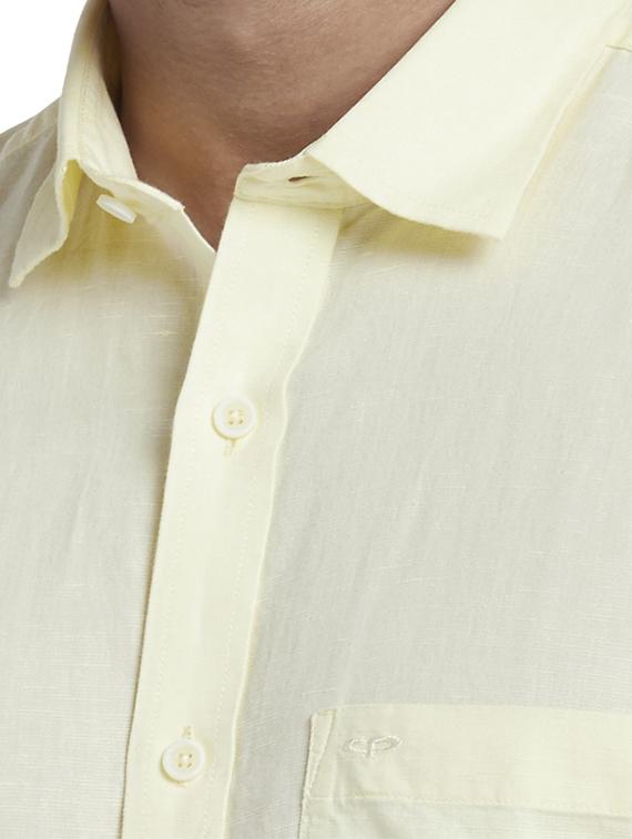 yellow solid casual shirt - 17767380 - Zoom Image - 5