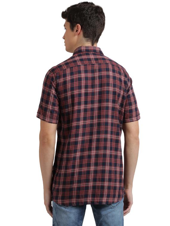 red checkered casual shirt - 17767515 - Zoom Image - 3
