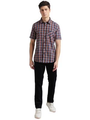 blue checkered casual shirt - 17767521 - Standard Image - 4