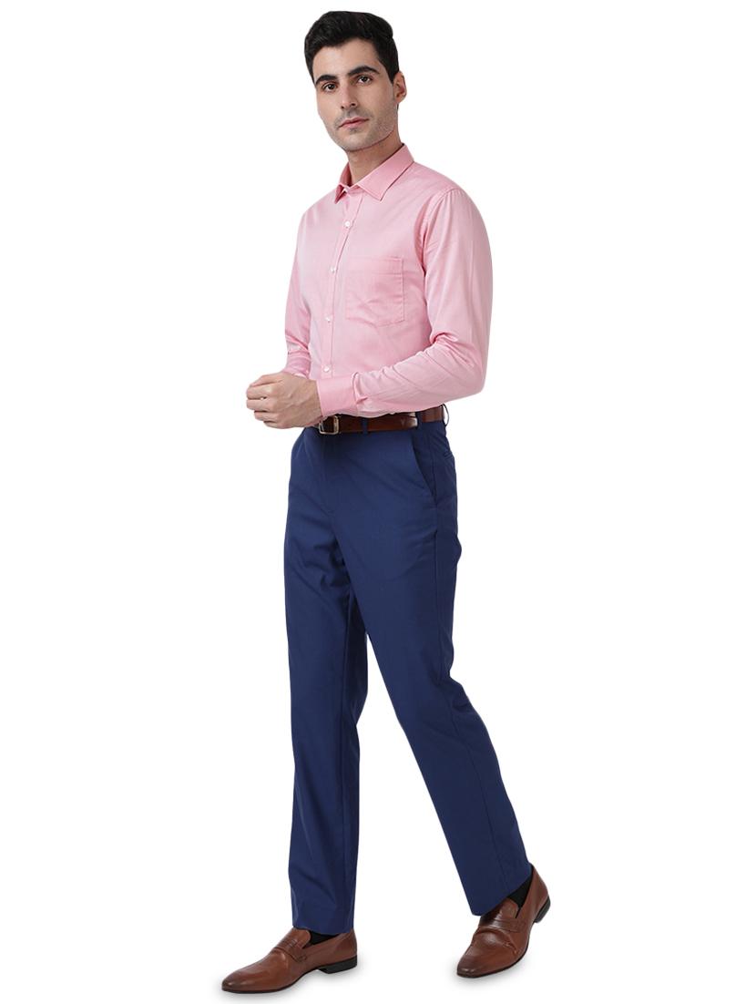 pink solid formal shirt - 17767568 - Zoom Image - 4