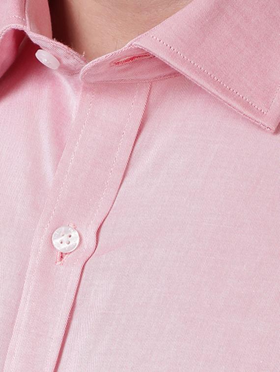 pink solid formal shirt - 17767568 - Zoom Image - 5