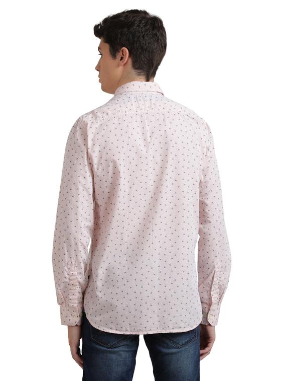 pink printed casual shirt - 17767707 - Zoom Image - 3